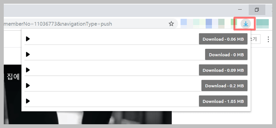크롬 동영상 다운로드