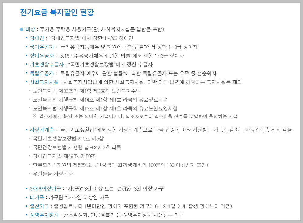 전기요금 조회