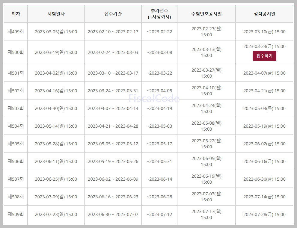 지텔프 시험 일정