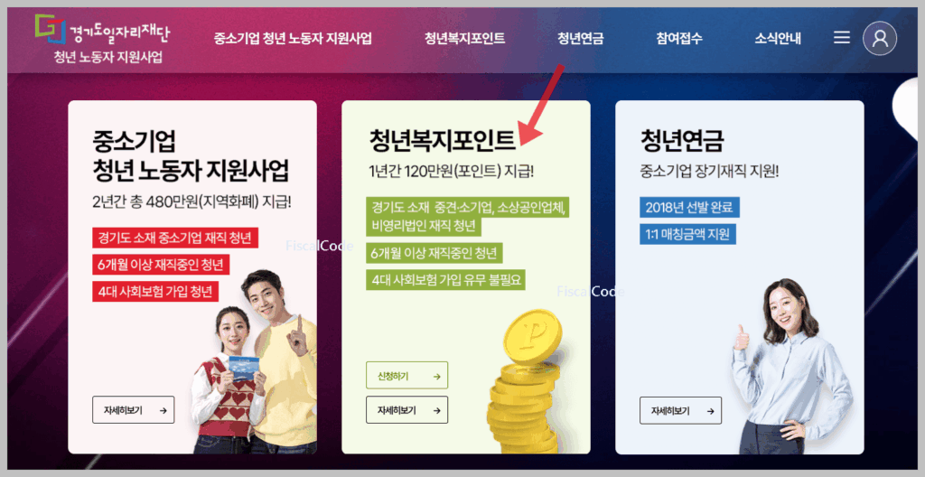 경기도 청년 복지포인트 사용처
