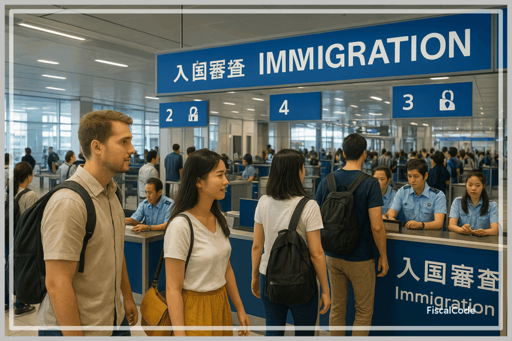 비짓재팬 등록 방법, 일본 입국 신고서 작성 및 동반가족 비자